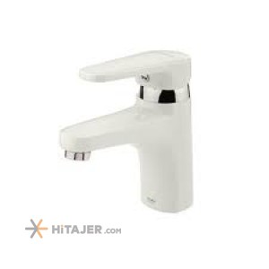 Shouder fixed chrome ivory lion basin faucet