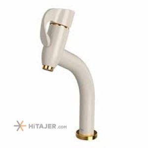 صنبور حوض الغسیل دانته حلیبی ذهبی شودر ذات قاعده طویله