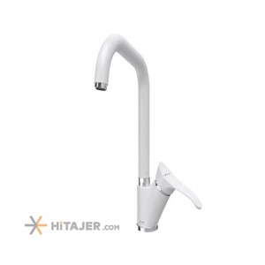 Shouder chrome white lord kitchen faucet