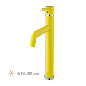 Shouder yellow marino tall base basin faucet