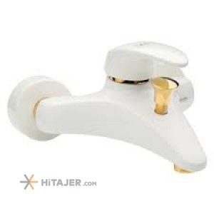 Shouder gold ivory senior bathroom faucet