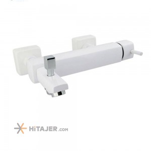 Shouder white Unique chrome shower faucet