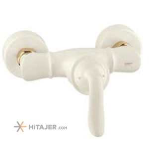Shouder gold ivory loka toilet faucet