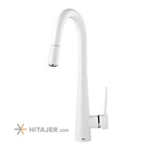 Shouder milky white chrome Lord Unique kitchen faucet