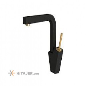Shouder gold black tiffany kitchen faucet