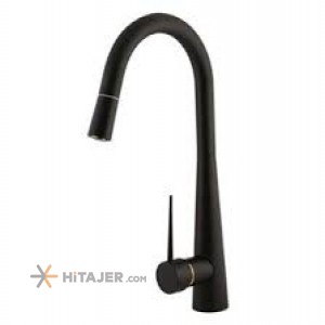 Shouder gold black unique kitchen faucet