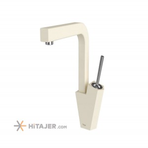 Shouder milky white Tiffany chrome kitchen faucet
