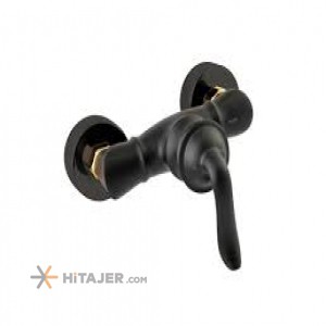 Shouder gold black loka toilet faucet