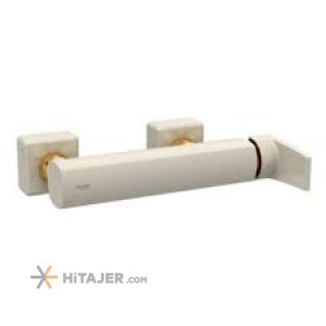 Shouder milky white gold Unique toilet faucet