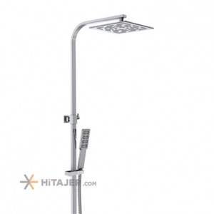 علم دوش حمام بارانیا کروم مات شودر