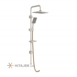 Shouder gold ivory alma bathroom shower