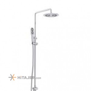 علم دوش حمام بالتیک کروم شودر