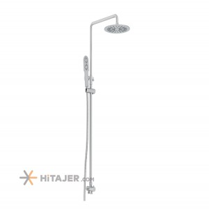 علم دوش حمام بالتیک کروم مات شودر