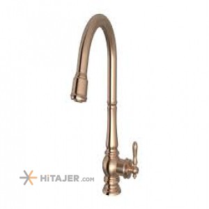 Shouder matte gold bizans kitchen faucet