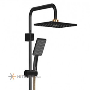 Shouder gold black alma bathroom shower