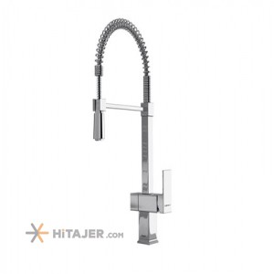 Shouder chrome atlantic pull out kitchen faucet