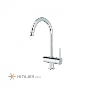 Shouder chrome alester kitchen faucet