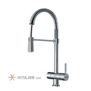 Shouder chrome alester pull out kitchen faucet