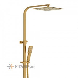 Shouder matte gold barania bathroom shower