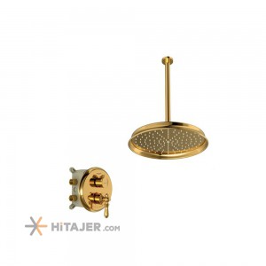 Shouder gold rogen concealed bathroom shower