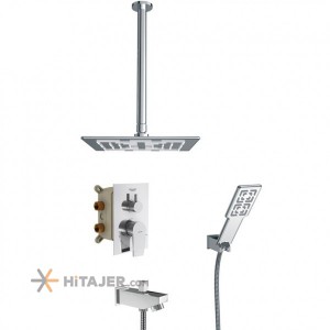 Shouder chrome romer concealed bathroom shower