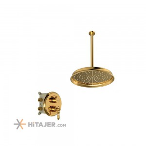 Shouder gold zigmond concealed bathroom shower