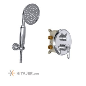 Shouder chrome zigmond concealed bathroom shower