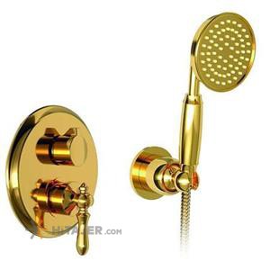 Shouder gold zigmond concealed bathroom shower