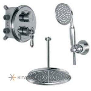 Shouder chrome zigmond concealed bathroom shower