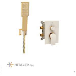 Shouder gold ivory romer concealed bathroom shower