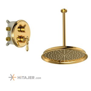 Shouder gold zigmond concealed bathroom shower