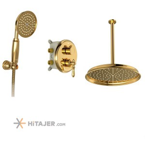 Shouder gold zigmond concealed bathroom shower
