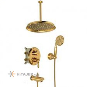 Shouder gold zigmond concealed bathroom shower