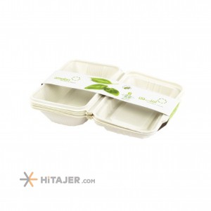 Amelon disposable container with lid