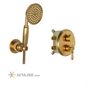 Shouder gold zigmond concealed bathroom shower