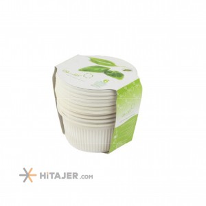 کاسه خورشتی یکبار مصرف 550 با درب آملون