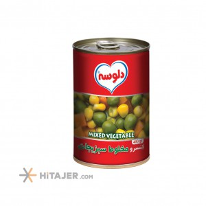 Delvaseh 400g Canned mixed vegetables