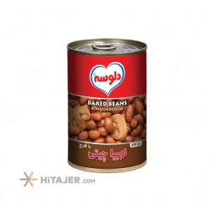 Delvaseh 400 g Canned beans with mushrooms