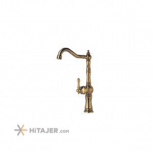 شیر روشویی مدل فلورانس طلائی ساحل