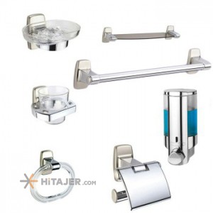 Diba nilofar 6 pieces toilet set