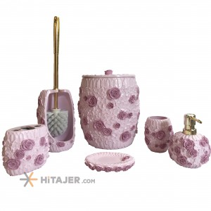 Diba nilofar 6 pieces toilet set