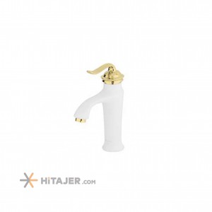 شیر روشویی مدل بامبو سفید ساحل