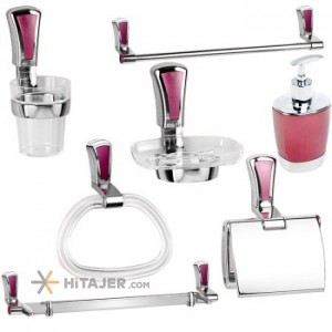 Diba orkideh 6 pieces toilet set