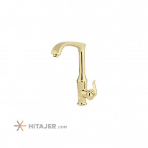 شیر روشویی مدل بامبو طلائی ساحل