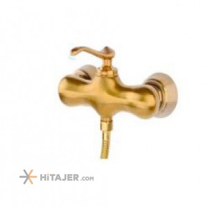 Jazireh opaque gold radin wall mounted faucet