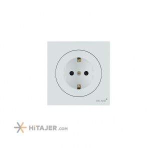 Deland ava simple electric socket with ceramic base