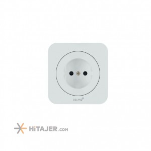 پریز برق ساده با پایه سرامیکی مدل آدا دلند