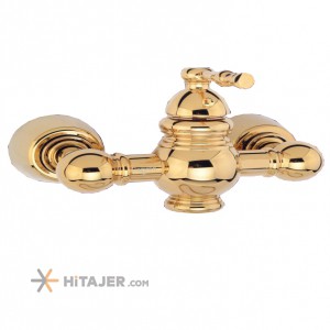 Jazireh gold roya wall mounted toilet faucet