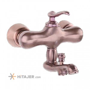 Jazireh gold rose radin wall mounted bathroom faucet
