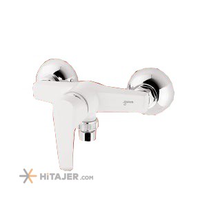 Jazireh white dorna wall mounted faucet